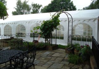 6m by 12m wedding marquee oudoor Oxford Tent Company