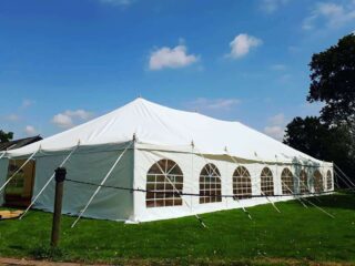 Traditional marquee hire oxford party Oxford Tent Company