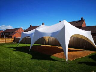 20ft by 30ft Capri marquee wedding Oxford Tent Company