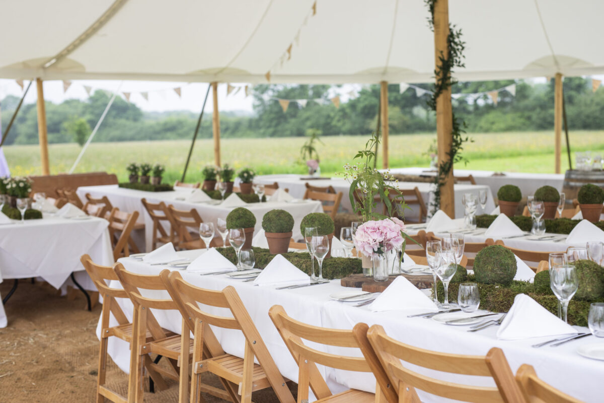 Choosing a marquee wedding event